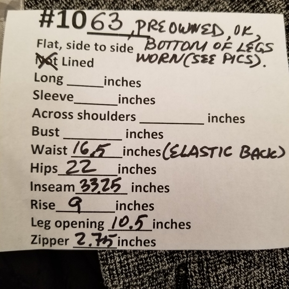 1063 Preownd Classiques Entier Salt & Pepper Pants - Picture 11 of 16